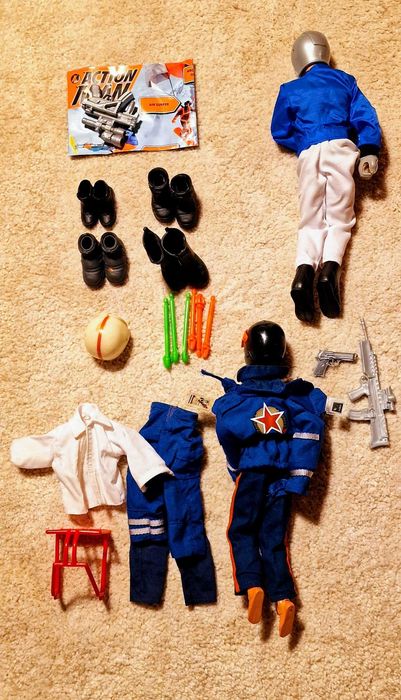 Bonecos Action Man anos 90 e Acessórios