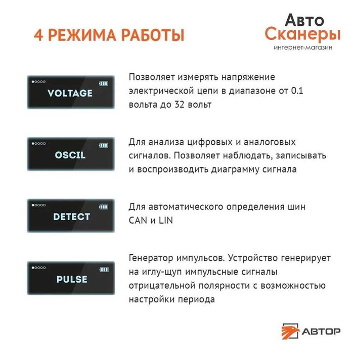 Цифровой тестер TS100 v2 для автомобиля (от Аuthor Alarm)