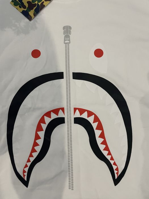 Футболка bape shark tiger