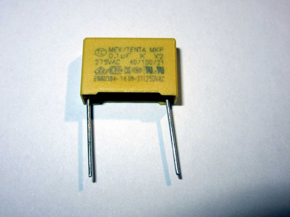 0.1 µF Capacitor, 275 VAC X2, Polypropylene Film ***NEW***64551522592257121