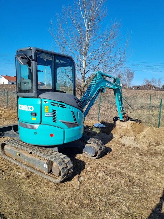 !Usługi minikoparką podnośnik koszowy .Wiertnica.roboty ziemne Wywrotk