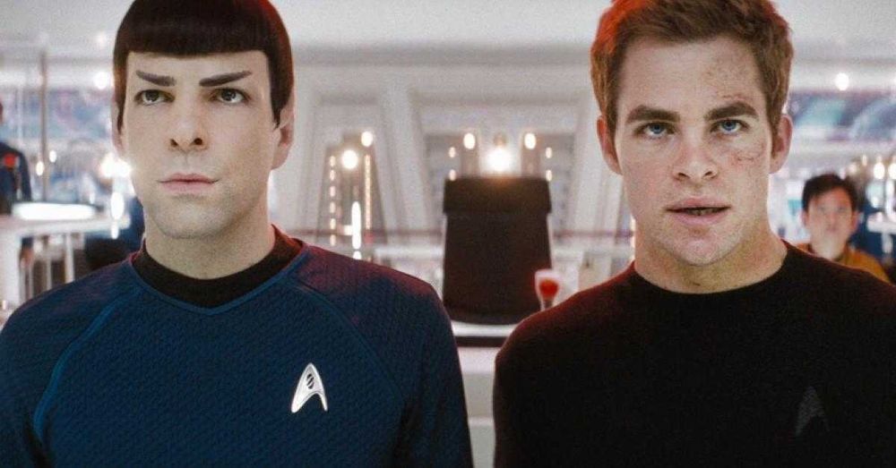 STAR TREK (J.J. Abrams) Chris Pine/Zachary Quinto/Zoe Saldana