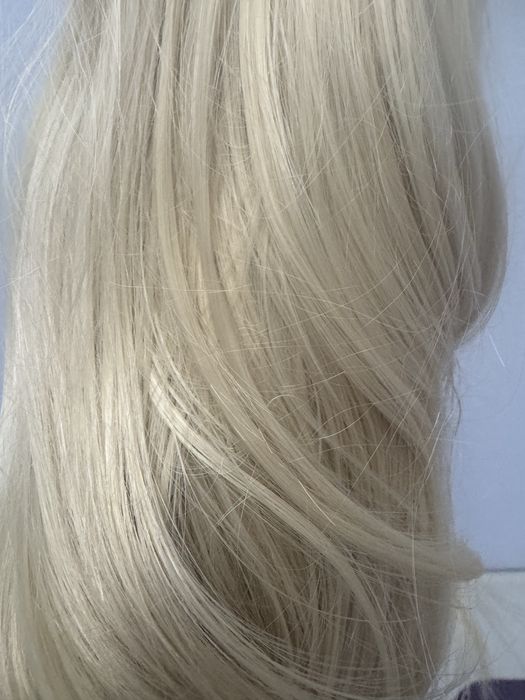 Шиньйон на крабі блонд дв 50см