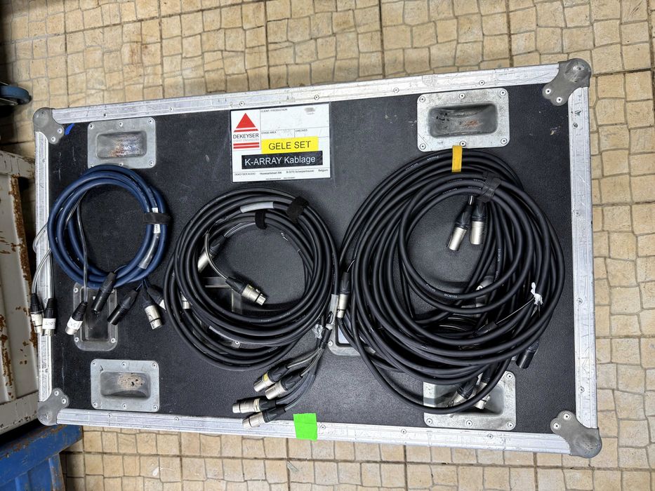 Malhas 2 e 4 vias XLR - Vários tamanhos Fichas Neutrik