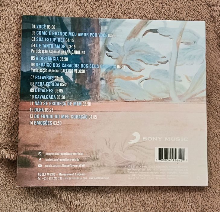 CD Roberto Carlos por Raquel Tavares DO FUNDO DO MEU CORAÇÃO