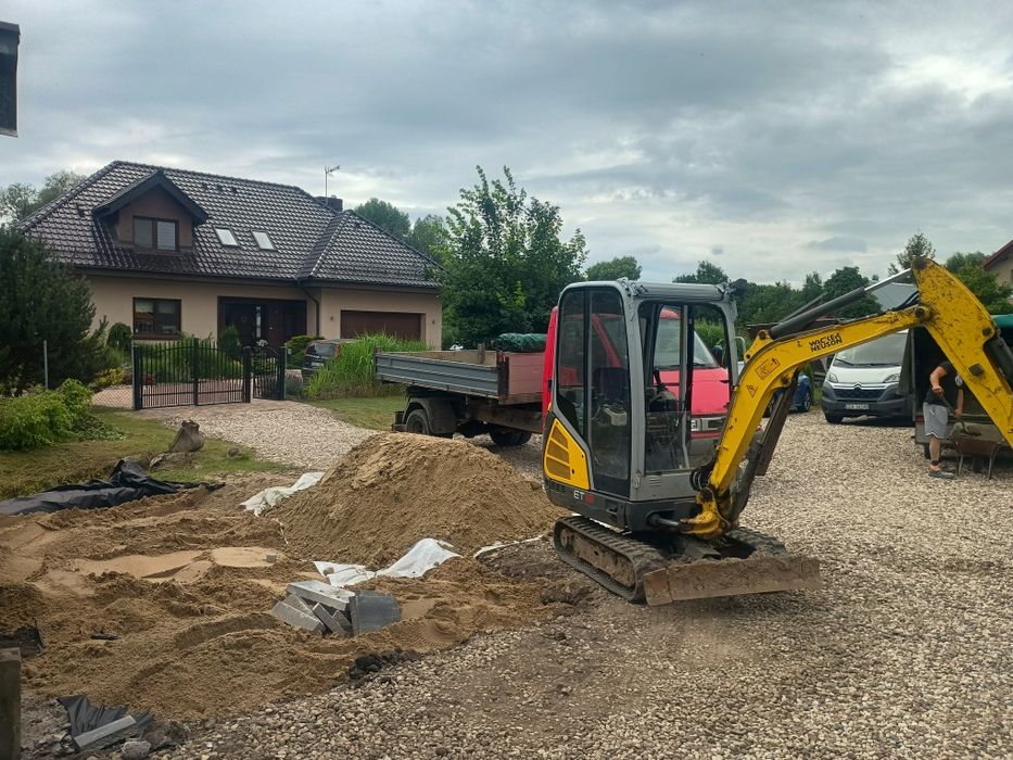 Wynajem minikoparki z transportem na twoją budowe trojmiasto
