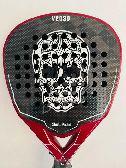 Ракетка для Падель (Padel) тенісу – Skull Padel V2030 Black Red 15K