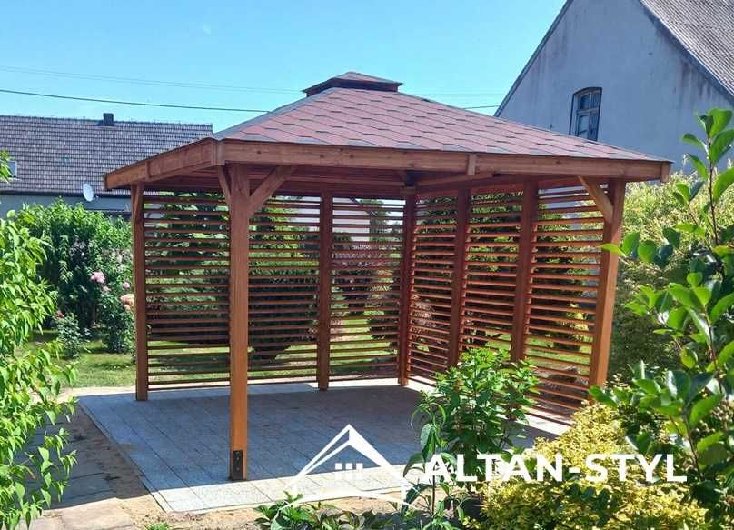 Altany, altanki, wiaty, altana ogrodowa EWELINA 3x3m PRODUCENT