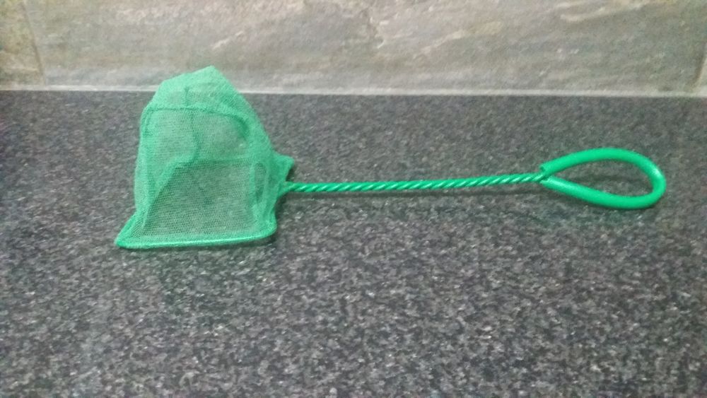 Rede para capturar peixes do aquário