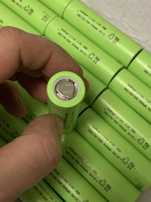 Акумулятори 21700 Sunpower-5000ma високострумові