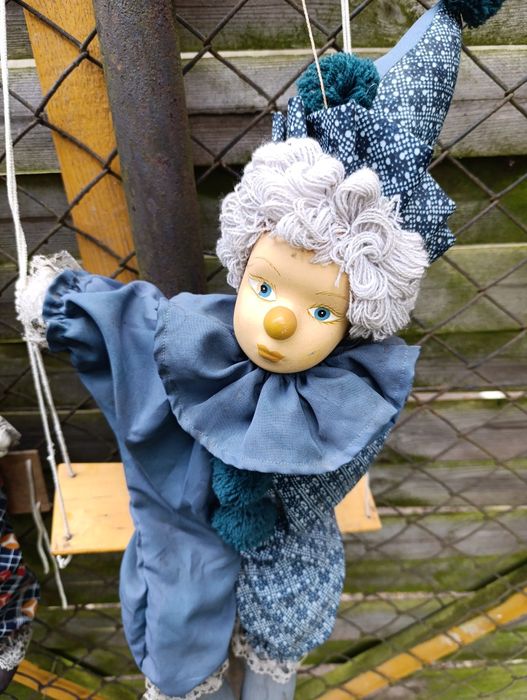 Zestaw dwóch pajaców PRL