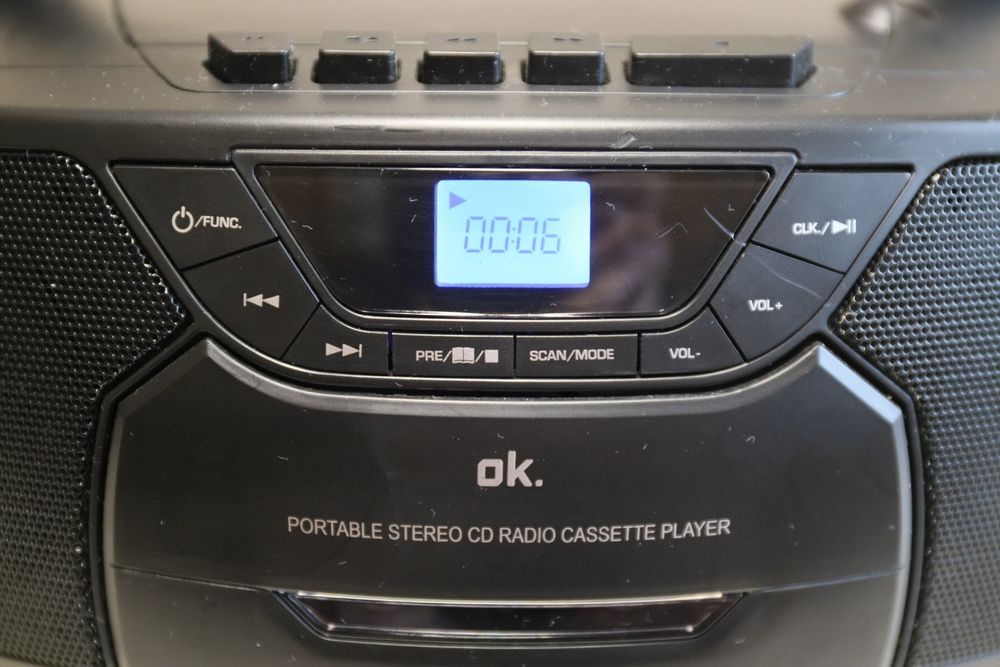OK .  USB /tape /mp3/cd /FM radio