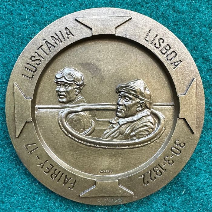 Medalha bronze Gago Coutinho e Sacadura Cabral