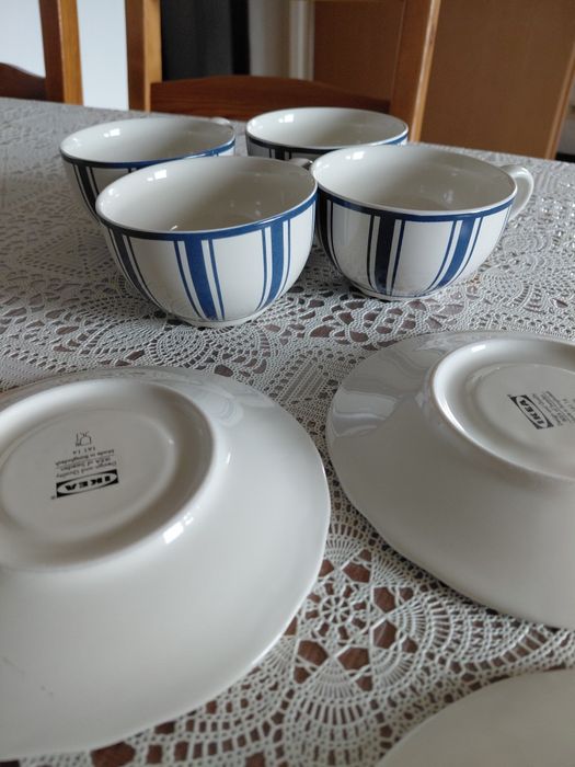 Kolekcjonerski zestaw filiżanek lata 70 te middsomar IKEA