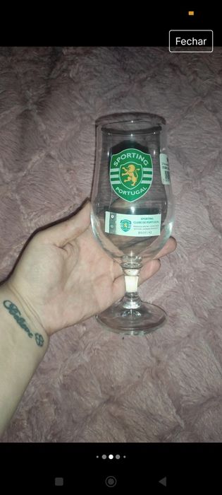 Copo de pé NOVO original e certificado do clube SCP - Sporting