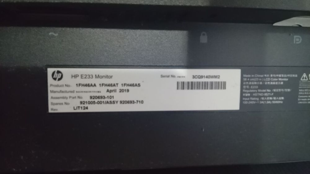 Monitor HP como novo