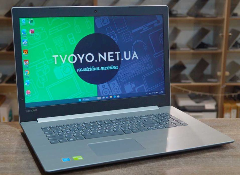 ГАРАНТІЯ Lenovo (17"/Pentium 4415U/RAM 8ГБ/SSD 240ГБ/MX110 2ГБ)TVOYO
