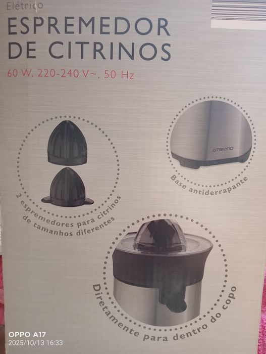 Espremedor de citrinos novo