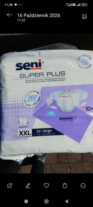 Pieluchomajtki dla dorosłych XXL (10szt)