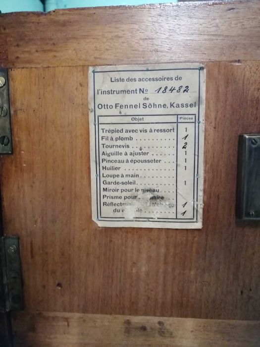 Aparelho de precisão OTTO FENNEL SOHNE KASSEL