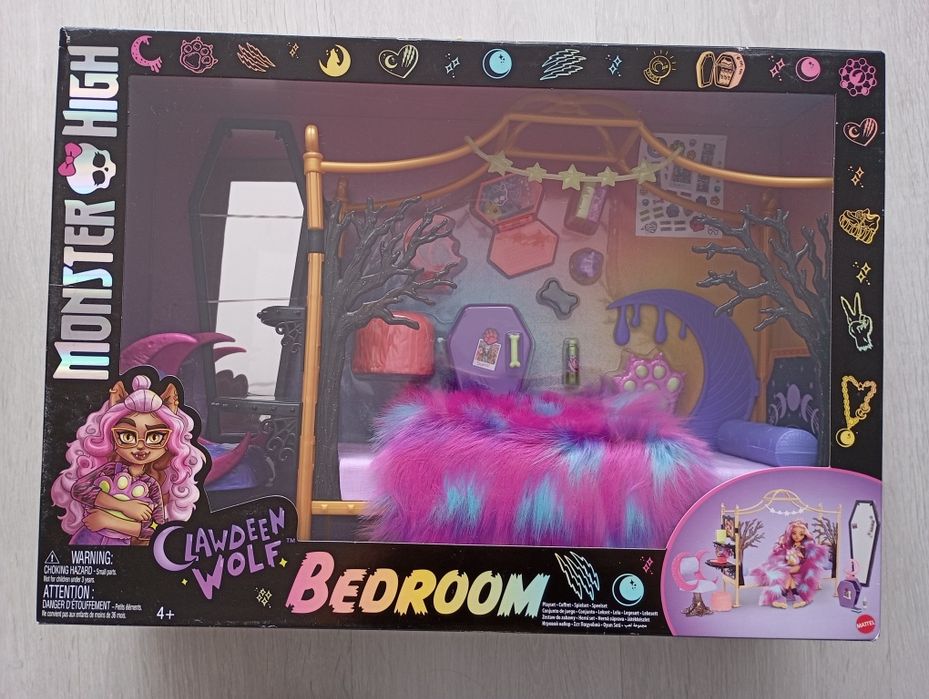 Zestaw Sypialnia Monster High Clawden Wolf
