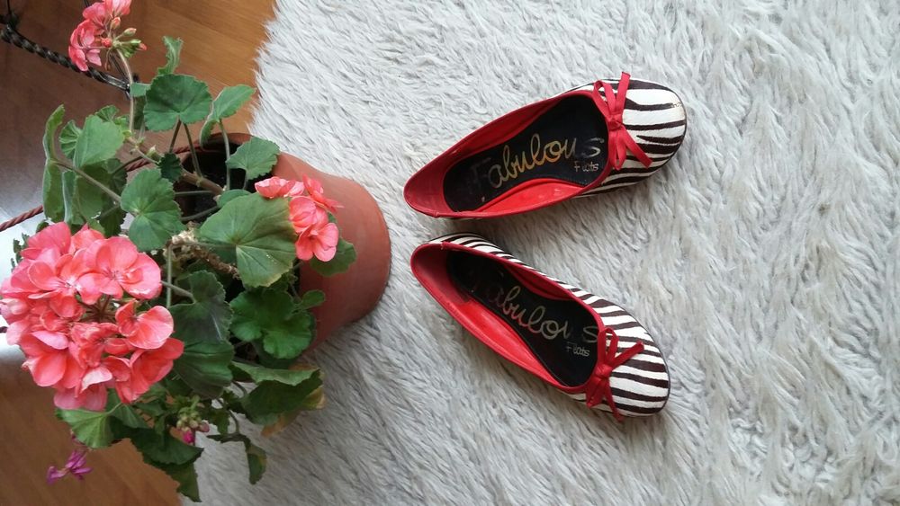 Балетки кожаные леопардовые