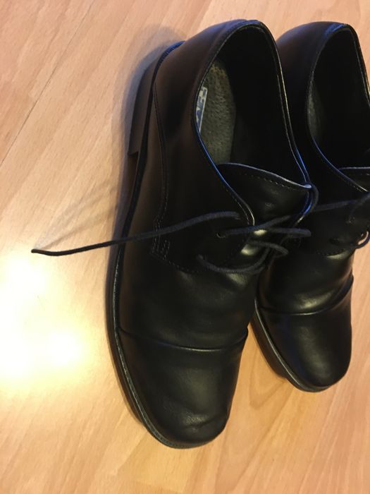 Czarne buty do garnituru eleganckie rozmiar 36