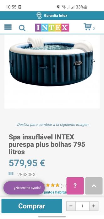 Jacuzzi 6 pessoas Intex SELADO NOVO