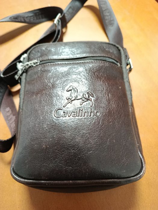 Bolsa em pele cavalinho