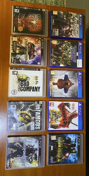 Игра Deadpool для PS4 и другие диски PS3».