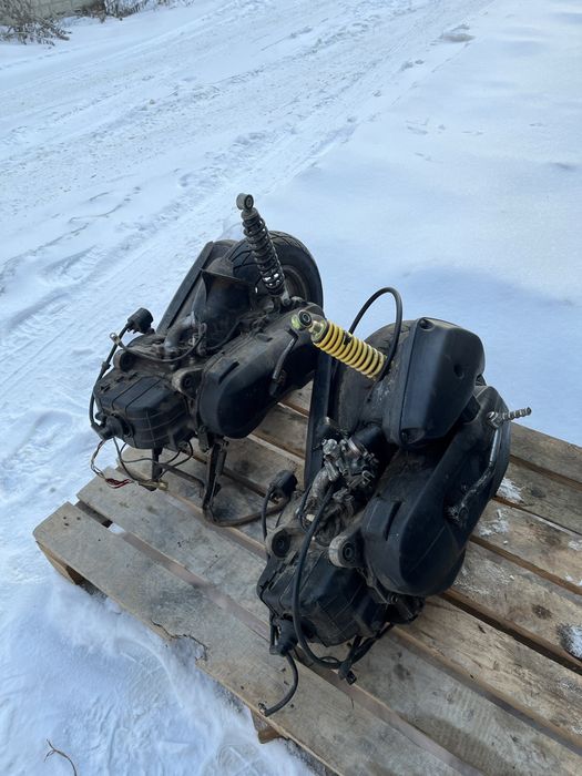 Двигатель мотор двигун Suzuki lets 1 2 3 verde a196