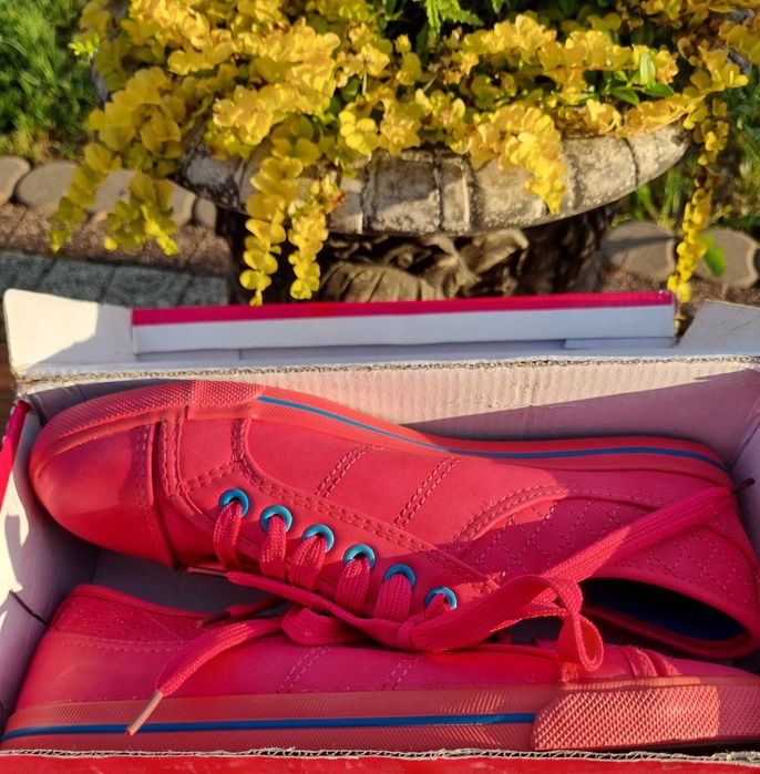 NOWE Trampki adidasy sneakersy R38 różowe
