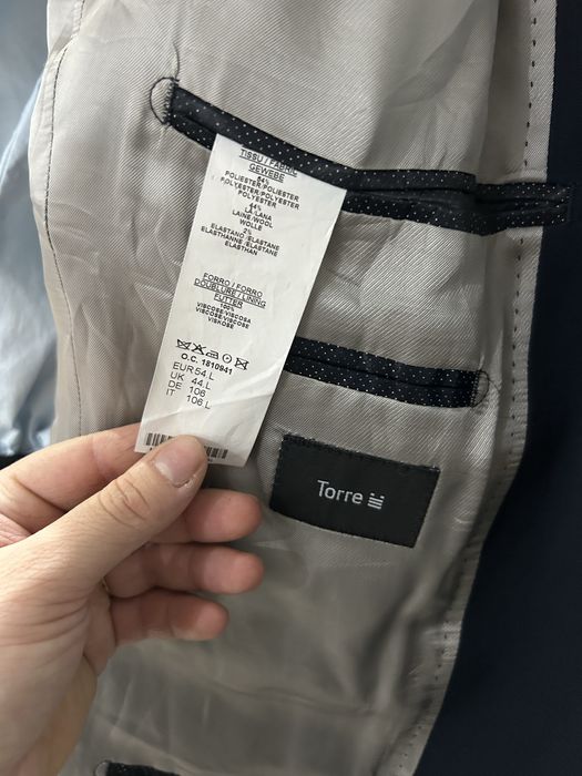 Marynarka męska Hammond & Co London 38 slim wełna  nowa z metką