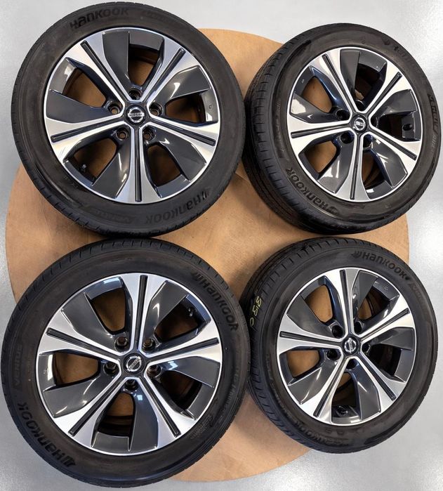 Koła felgi aluminiowe 5x114.3 ET45 17" Opony lato 215/50R17 Nissan