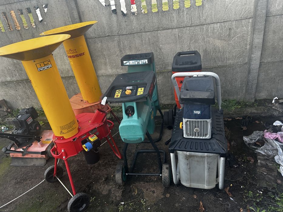 6 x rębak ,rozdrabniacz do gałezi ,atika ,samix ,bosch