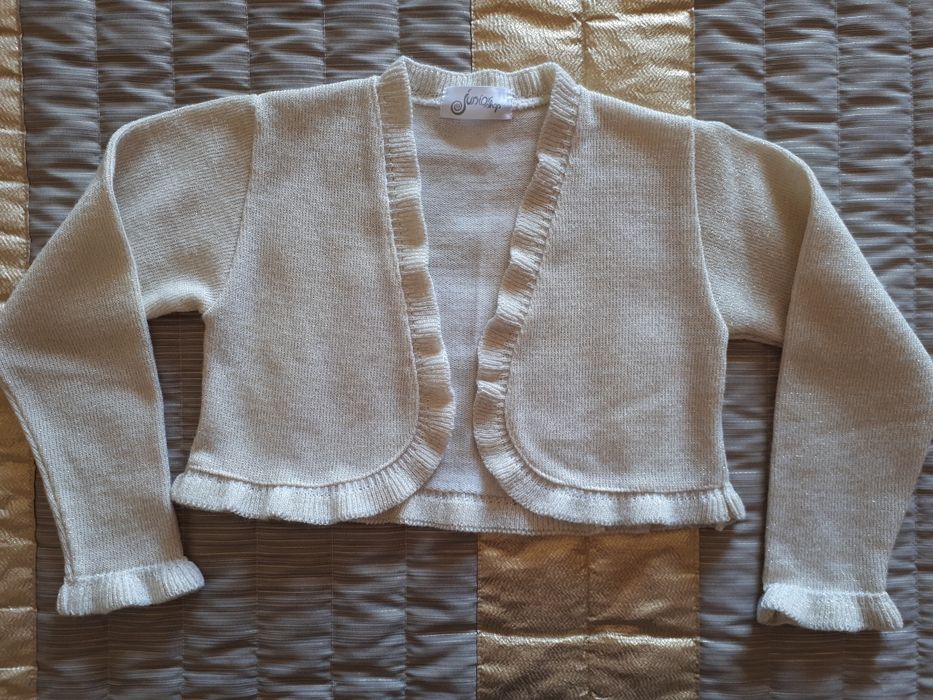 Vestido cerimónia, marca Valentina, 8/9 anos, + casaco