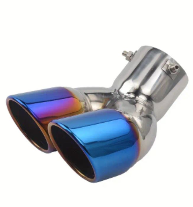 Ponteira de escape dupla