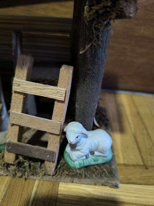 Presepio artesanal em madeira