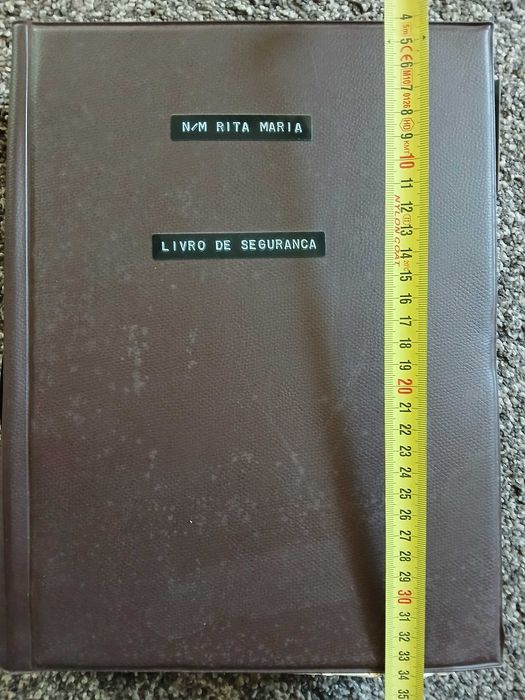"Livro de Segurança" do N/M "Rita Maria" da S.G. - Sociedade Geral