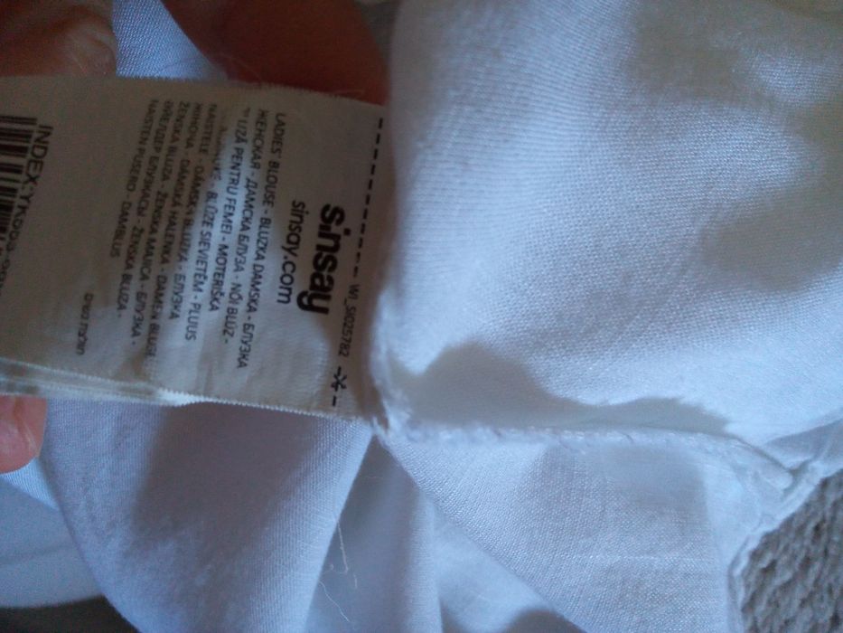 Bluzka biała hiszpanka