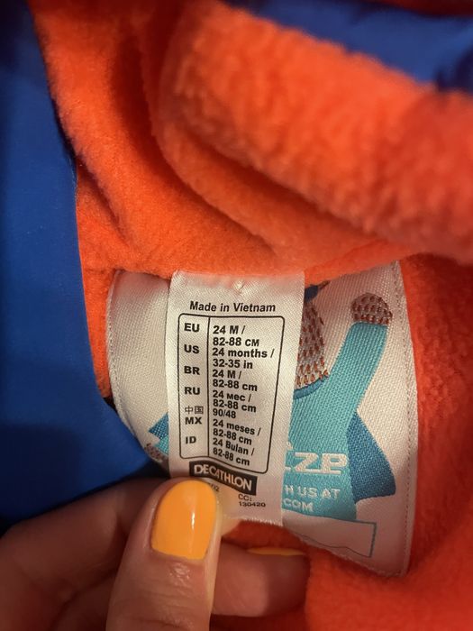 Kombinezon na sanki Wedze Lugik Warm 86/92