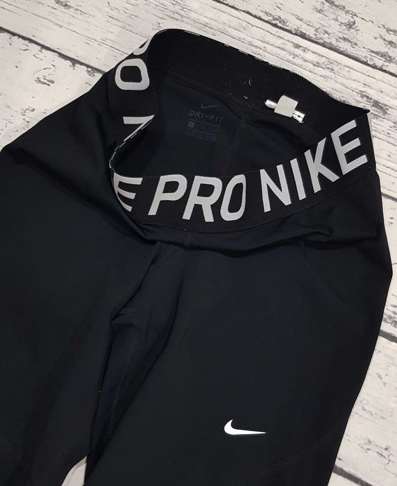 Nike * Pro * legginsy * czarne * damskie * L