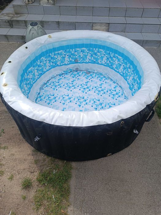 basen jacuzzi ogrodowe dmuchane lay z spa miami bestway