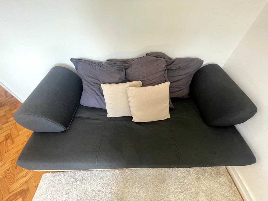 Ikea dark blue futon, Lisbon collection only