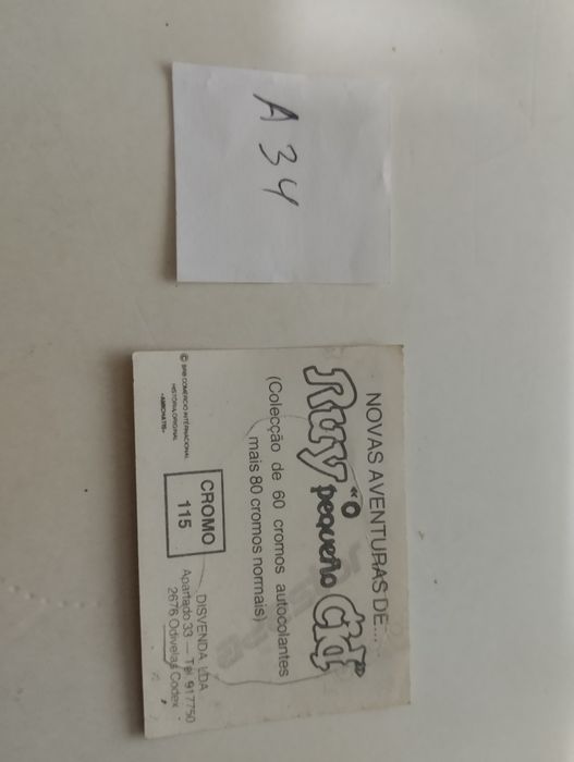 (A5) Cromos de 8 coleções