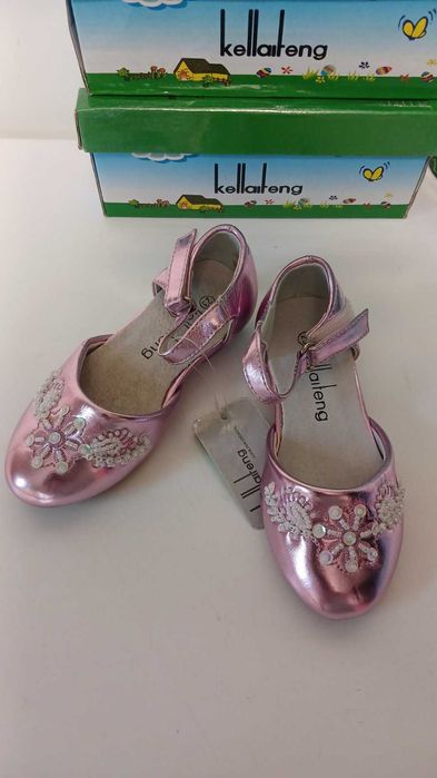 Стильные  нарядные туфли для девочек Kellalteng 6 цветов размеры новые