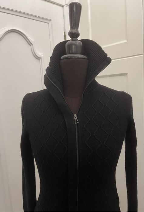 MAX MARA piękny sweter na zamek z golfem