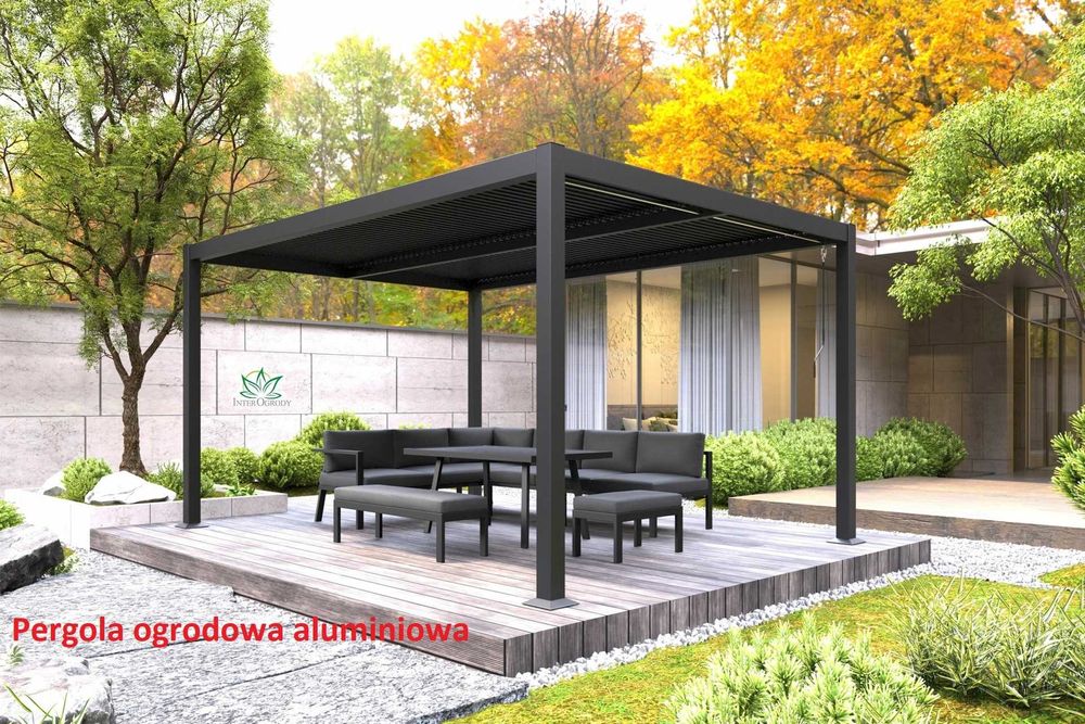 Pergola ogrodowa aluminiowa 4x3 cm. Altana, Wiata