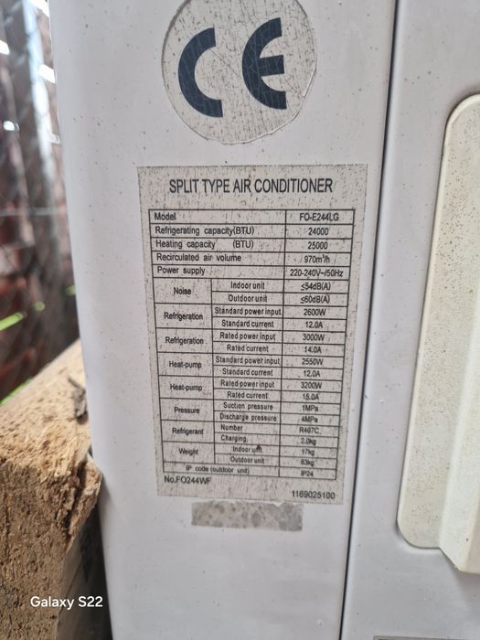 Klimatyzator,  duża moc