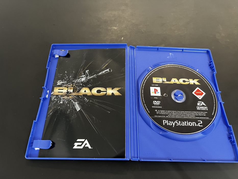 Black na ps2 Playstation 2 niemiecka wersja